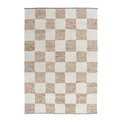 Jutemattor-Tisca Gotland Design matta Special Edition, Light brown-white nr. 2412, 250x300 cm