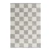 Jutemattor-Tisca Gotland Design matta Special Edition, Silver-white nr. 2418, 200x300 cm
