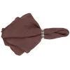 Gracie linneservett, aubergine^Broste Copenhagen New