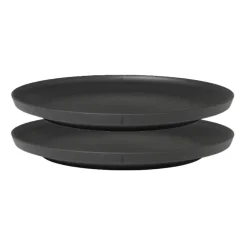 Plasttallrikar-Rosendahl Grand Cru Take tallrik melamin Ø26 cm 2-pack, Grå