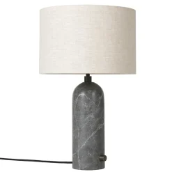 Gravity S bordslampa, Grå marmor-canvas^GUBI Discount