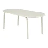 Utebord·Matbord Utomhus|Matbord Utomhus-Tom Dixon Groove Obround bordsskiva 86x186 cm, Putty