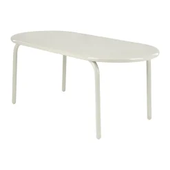 Utebord·Matbord Utomhus|Matbord Utomhus-Tom Dixon Groove Obround bordsskiva 86x186 cm, Putty