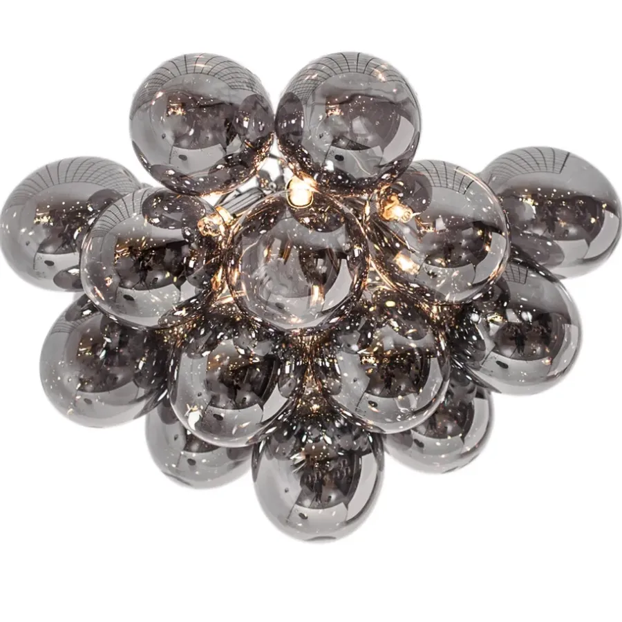 Gross plafond Ø 50 cm, rökgrå^By Rydéns Discount