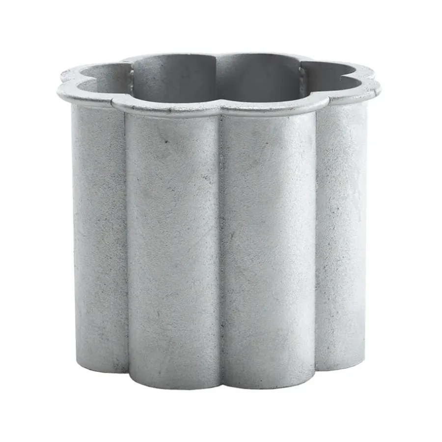 Gråsippa kruka, Aluminium sandgjuten, no. 3 Ø62 cm^Byarums bruk