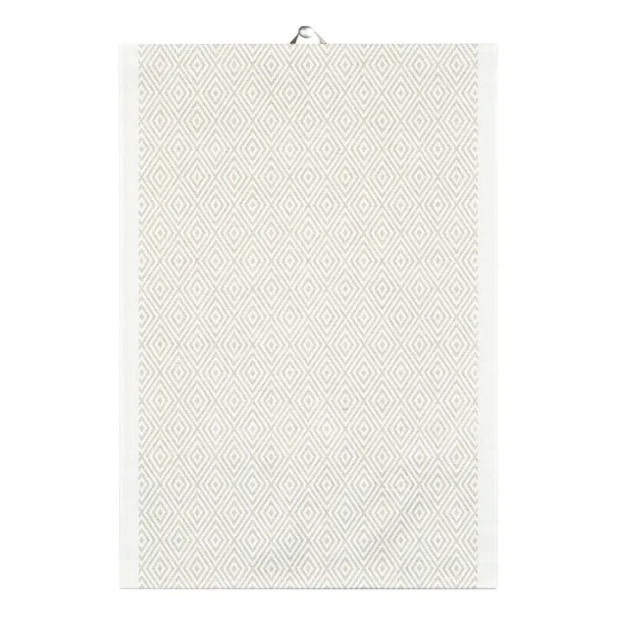 Kökshanddukar|Kökshanddukar-Ekelund Linneväveri Gåsöga kökshandduk oblekt, 35x50 cm