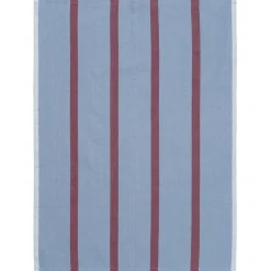 Kökshanddukar|Kökshanddukar-Ferm Living Hale kökshandduk 50x70 cm, Faded blue-burgundy