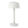 Portabla Lampor-Scandi Living Halo portabel bordslampa 25,5 cm, White