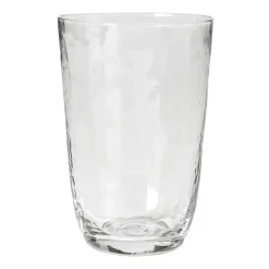 Dricksglas-Broste Copenhagen Hammered dryckesglas 50 cl, Klar