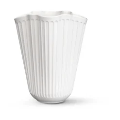 Hammershøi vas unfold, Vit, 20,5 cm^Kähler New