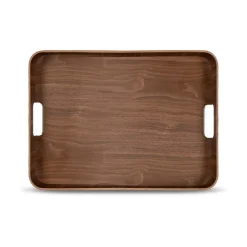 Hanna bricka stor 40x55 cm, Mörkbrun^Sagaform