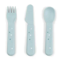 Happy Dots foodie bestickset 3 delar, Blue^Done by deer Online