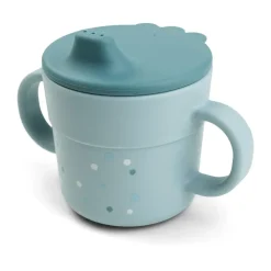 Barnmuggar-Done by deer Happy Dots foodie pipmugg 21,5 cl, Blue