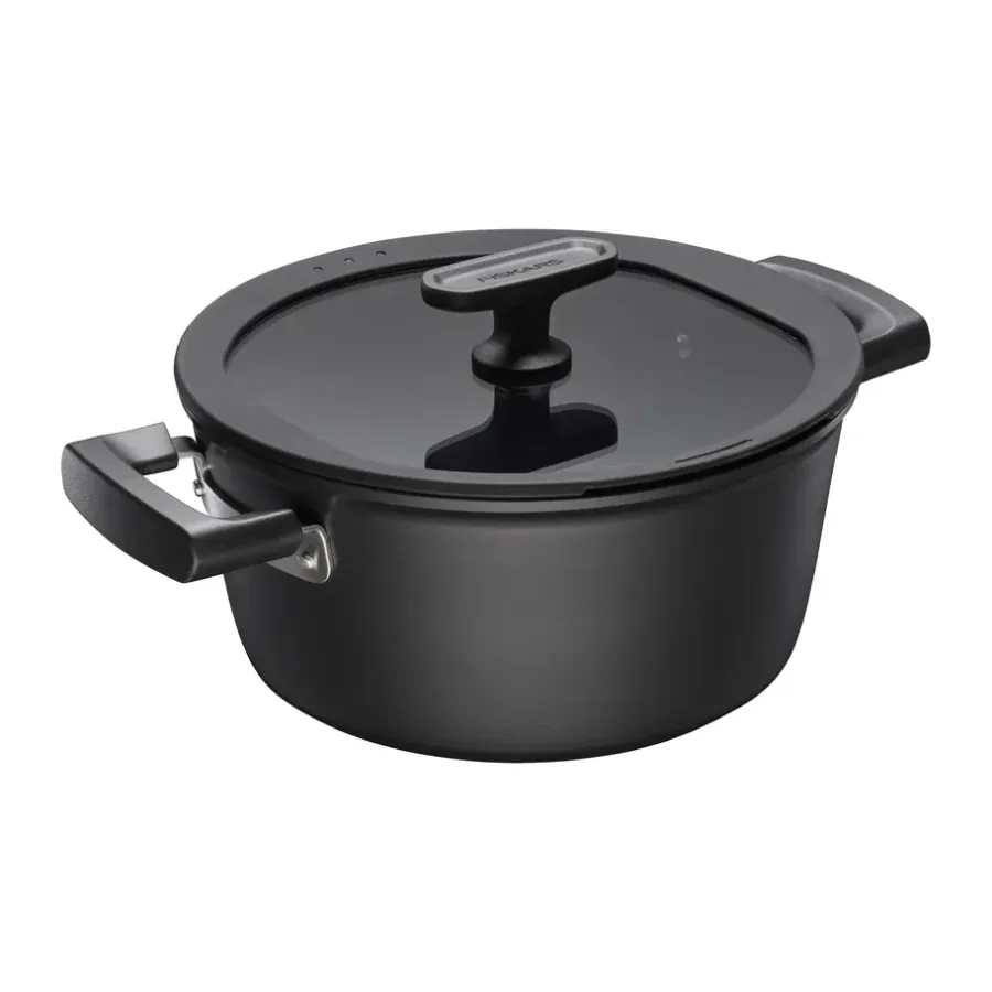 Hard Face gryta med lock Ceratec Superior, 3,5 L^Fiskars Online