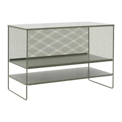 Trädgårdsdetaljer & Tillbehör·Utekök|Utekök-Brafab Haru utekök bänkskåp med hyllor 120x90x60 cm, Slate grey