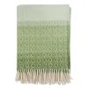 Ullplädar & Ullfiltar-Klippan Yllefabrik Havanna ullpläd, Green multi