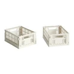Colour Crate Mini 13x17 cm 2-pack, Off white^HAY