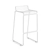 Barstolar-HAY Hee High barstol 75 cm, White