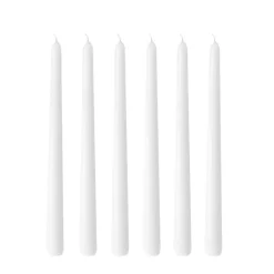 Ljus-Hilke Collection Herrgårdsljus 30 cm 6-pack, Vit glans