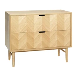 Byråer & Hurtsar|Byråer & Hurtsar-Hübsch Herringbone byrå med lådor, Ek