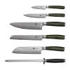 Knivset-Hexclad knivset 6-delar, Damaskus stål