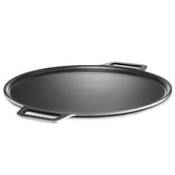 pizzastål rund hybrid Ø35 cm, Rostfritt stål-svart^Hexclad