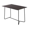 High Tech bord, Charcoal kompakt laminat-svart stativ, 110x70 cm^Grythyttan Stålmöbler Online