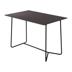 High Tech bord, Charcoal kompakt laminat-svart stativ, 110x70 cm^Grythyttan Stålmöbler Online