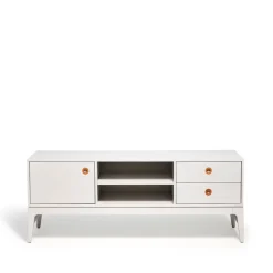 Tv-Bänkar & Mediabänkar|Tv-Bänkar & Mediabänkar-Mavis Höllviken mediabänk, ljusgrå