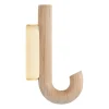 Krokar & Hängare|Krokar & Hängare-Gejst Hook krok mini 13,3 cm, Ek-mässing