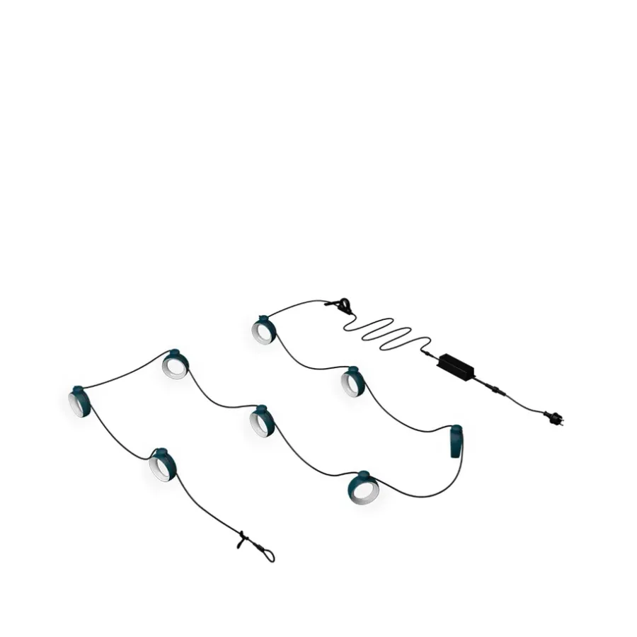 Hoop ljusslinga 12 m, Acapulco blue^Fermob Online