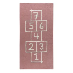 Hopscotch barnmatta, rosa^Kateha Outlet