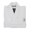 Morgonrockar & Badrockar-Lexington Hotel Velour morgonrock S, White