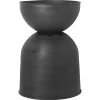 Hourglass kruka stor Ø50 cm, Svart-mörkgrå^Ferm Living Best