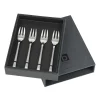 Hune tårtgaffel 4-pack, Brushed satin^Broste Copenhagen