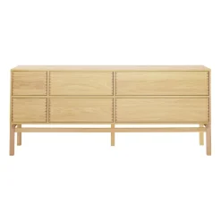 Hylte sideboard 6 lådor 172x73 cm, Ek^1898 Discount