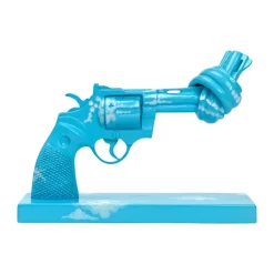 Imagine dekoration 30 cm, Blå-vit^Non Violence Outlet