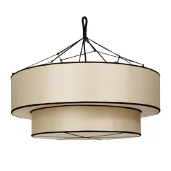 Lampskärmar-Oi Soi Oi Indochina Classic Tophat lampskärm, Kit-black