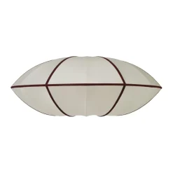 Indochina Classic UFO lampskärm, Offwhite-bordeaux^Oi Soi Oi Clearance