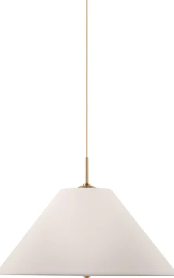 Taklampor & Pendlar-Globen Lighting Iris pendel 50, Creme