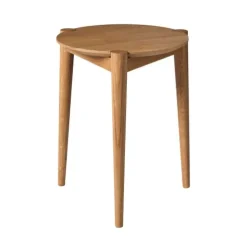 Pallar-FDB Møbler J160 pall 35 cm, Oak solid oiled