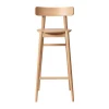 Barstolar-FDB Møbler J184 Øst barstol 75 cm, Oak nature lacquered