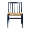 J80 stol, Steel blue beech-paper cord^FDB Møbler New