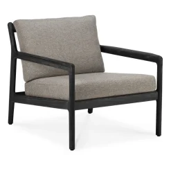 Loungemöbler·Loungefåtöljer & Utefåtöljer|Loungefåtöljer & Utefåtöljer-Ethnicraft Jack outdoor loungefåtölj svartbetsad teak, Mocha