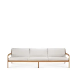 Jack outdoor 3-sits soffa teak, Offwhite^Ethnicraft Hot