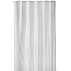 Duschdraperier-Etol Design Jacquard duschdraperi vit, 180x200 cm