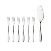 Tårtspadar-Hardanger Bestikk Julie tårtset 7 delar, Rostfritt stål