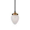 Fönsterlampor-Globen Lighting Juni pendel, frost, 11
