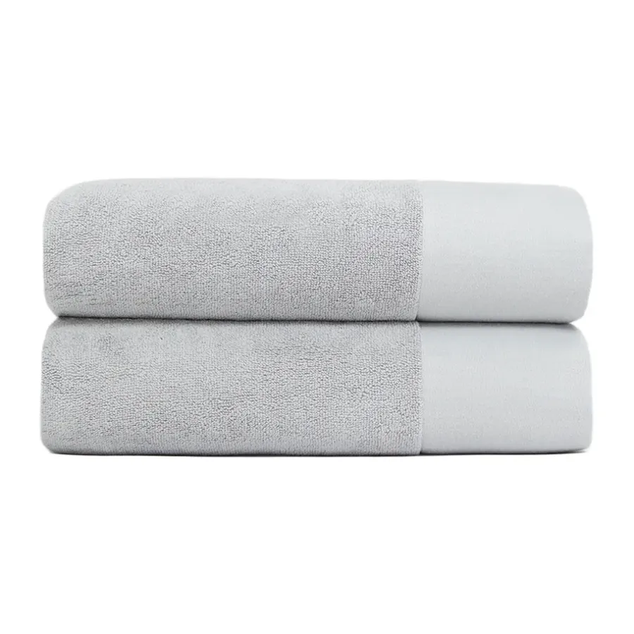 Badlakan-Juniper duschhandduk 70x140 cm 2-pack, Stone Grey