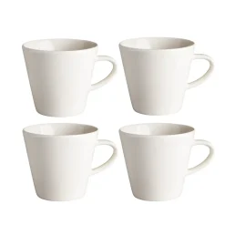 Kaffekoppar-Scandi Living Kalk mugg 30 cl 4-pack, vit